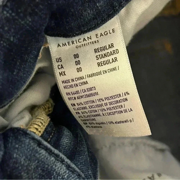 AE curvy super hi rise Jeggings  00 - Picture 5 of 7